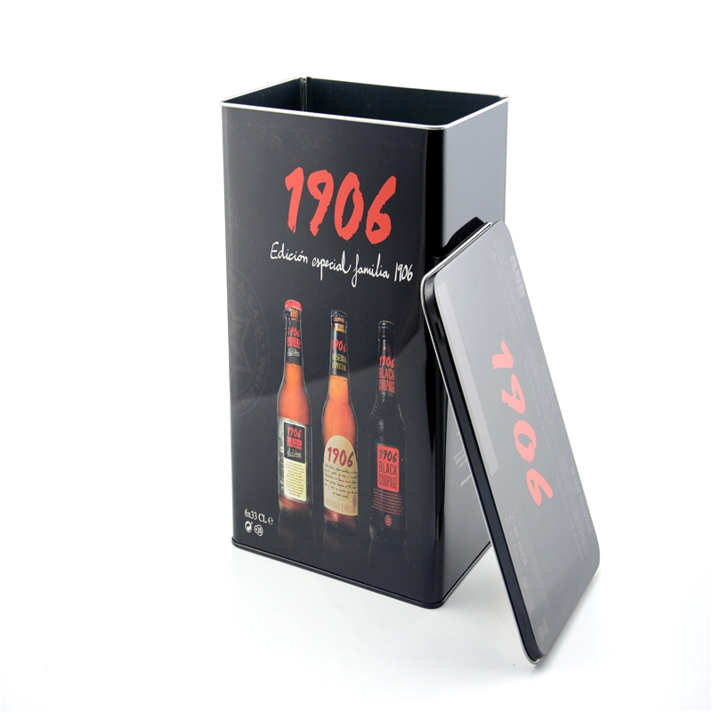 ワイン、ビール包装のための2018の熱い販売の長方形の錫箱
